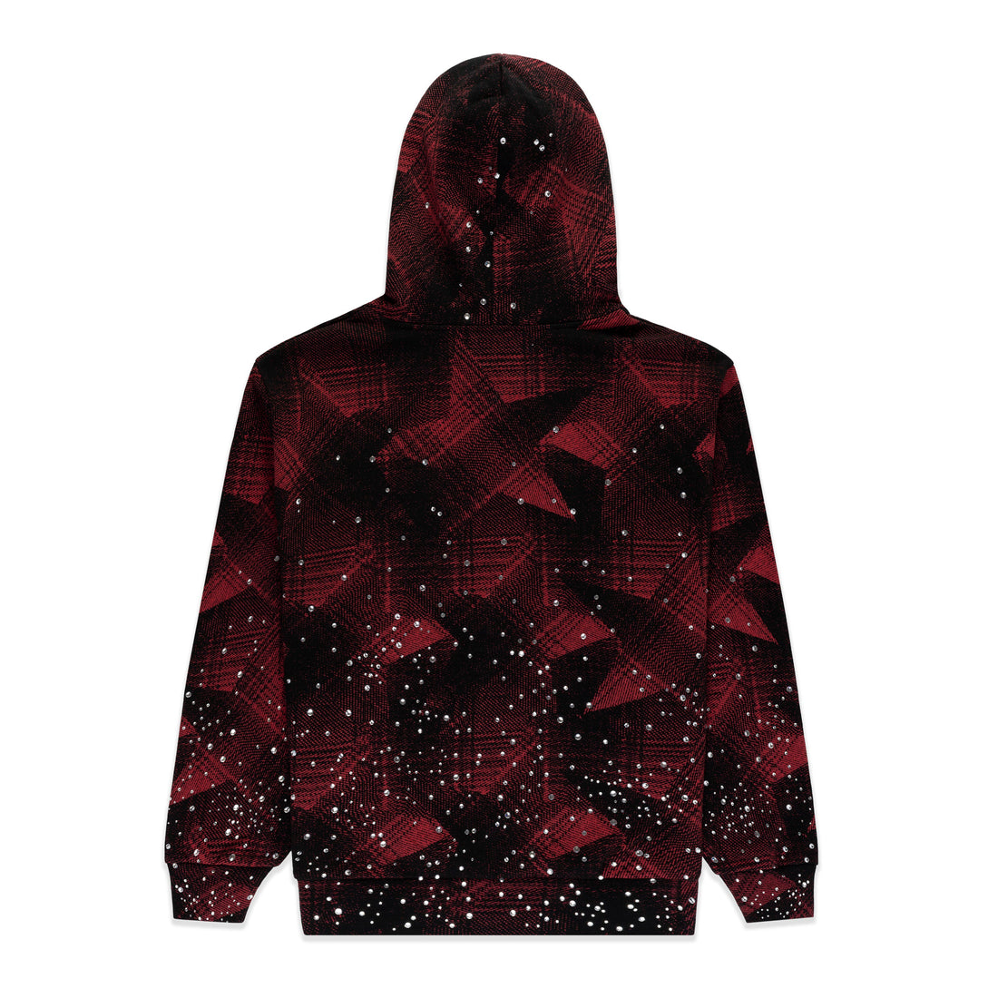 STAR PLAID FULL ZIP HOODIE