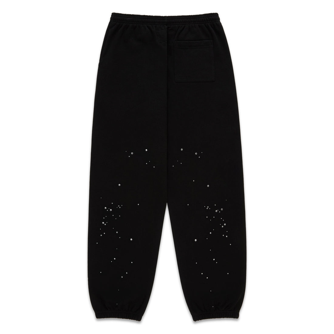 RHINESTONE SILK SWEATPANT
