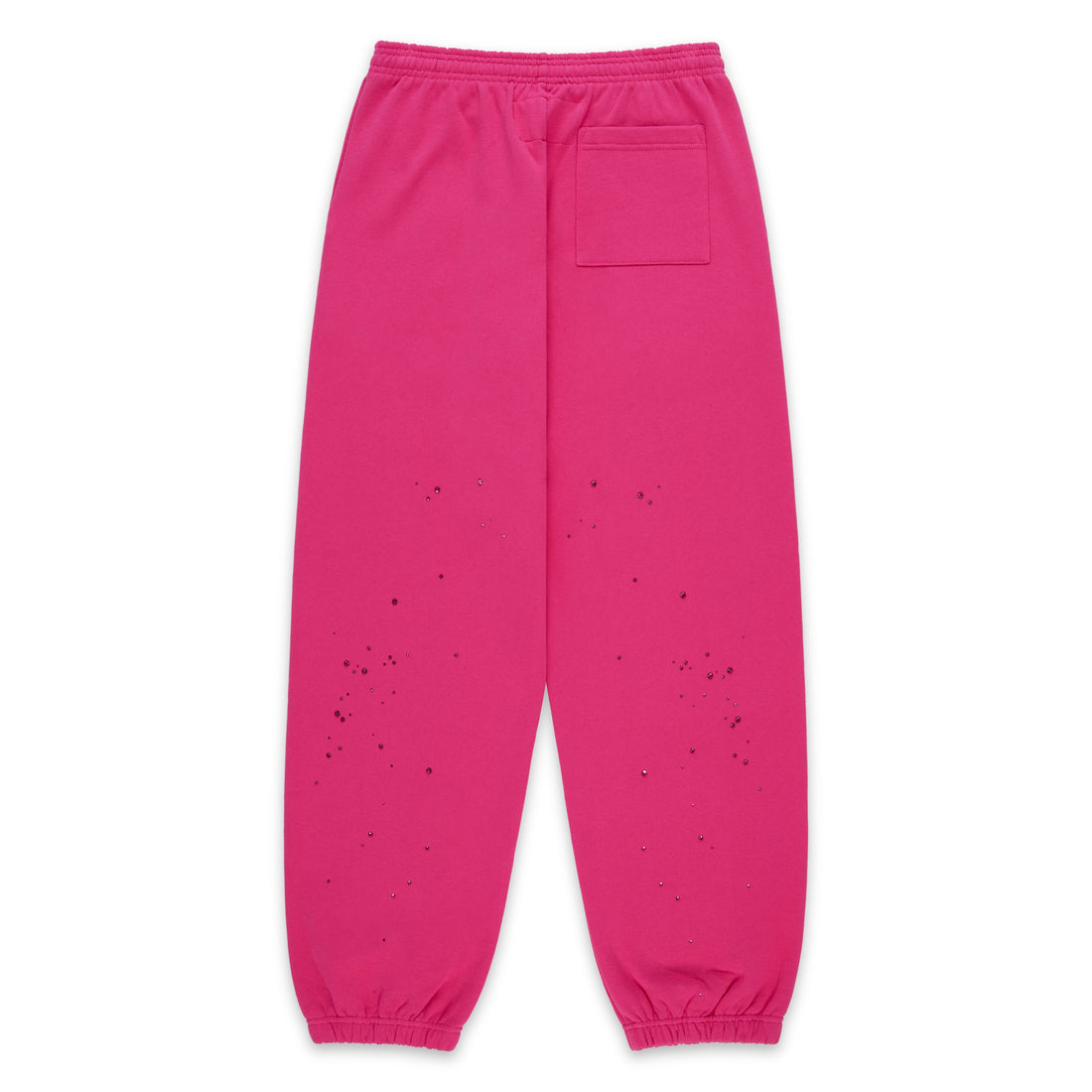 RHINESTONE SILK SWEATPANT