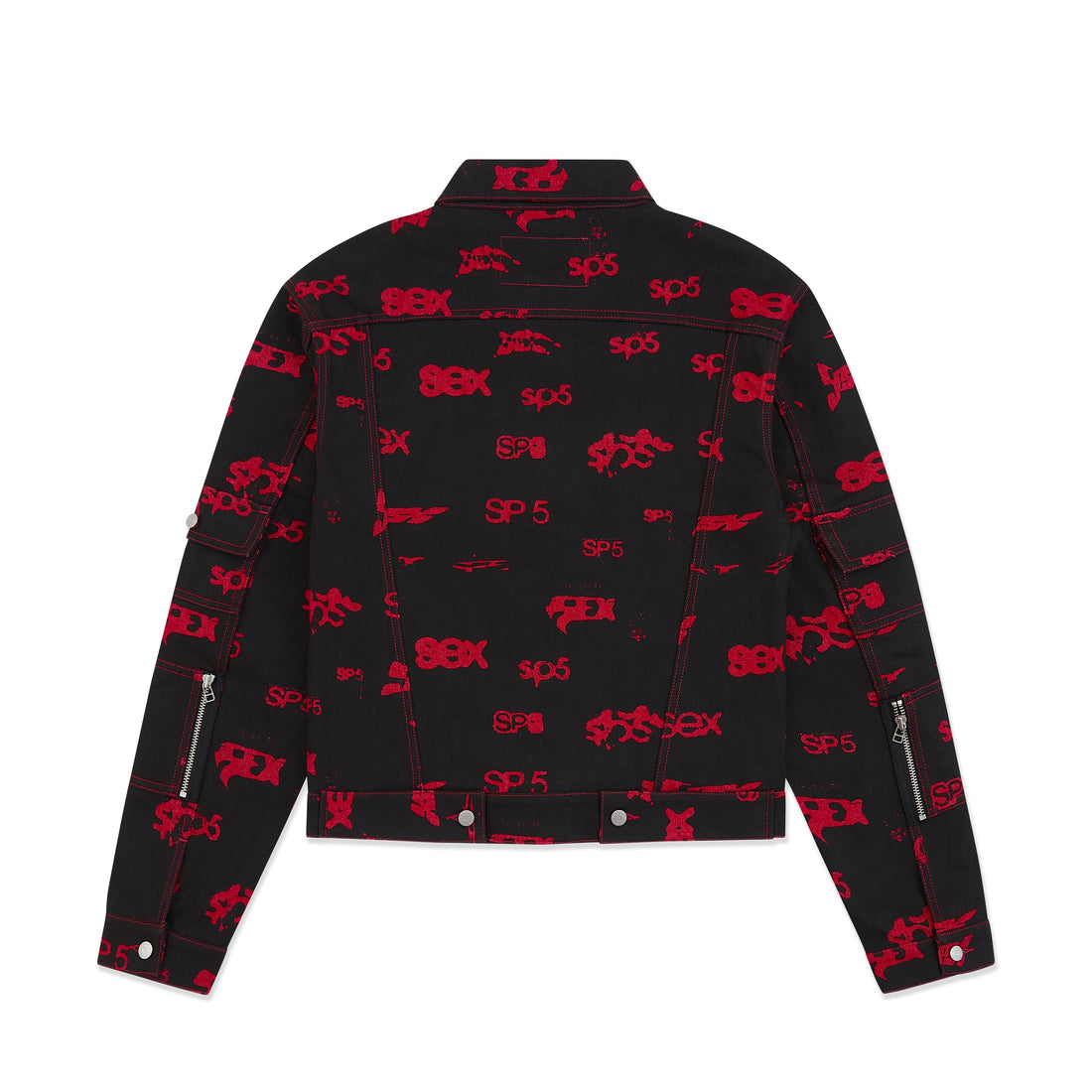 5EX AOP DENIM TRUCKER JACKET